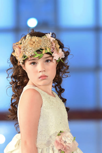 Flower Girl Silk Dress - Loren
