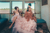 Wedding Feather Gown-rental -Quinceanera-Prom-Moët - ElenaCollection
 - 12
