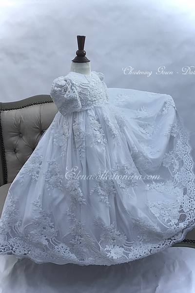Dalia Gown  - Heirloom Christening Gown