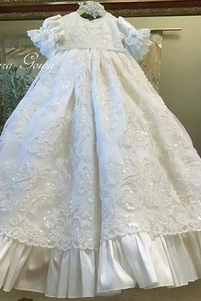 The Clara  - Heirloom Christening Gown