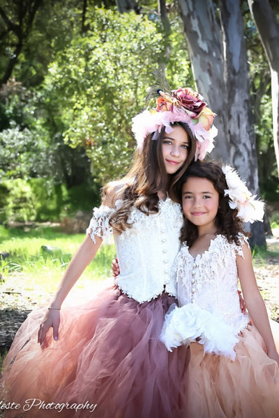 Couture Tutu and Lace Corset-Jean - ElenaCollection
 - 2