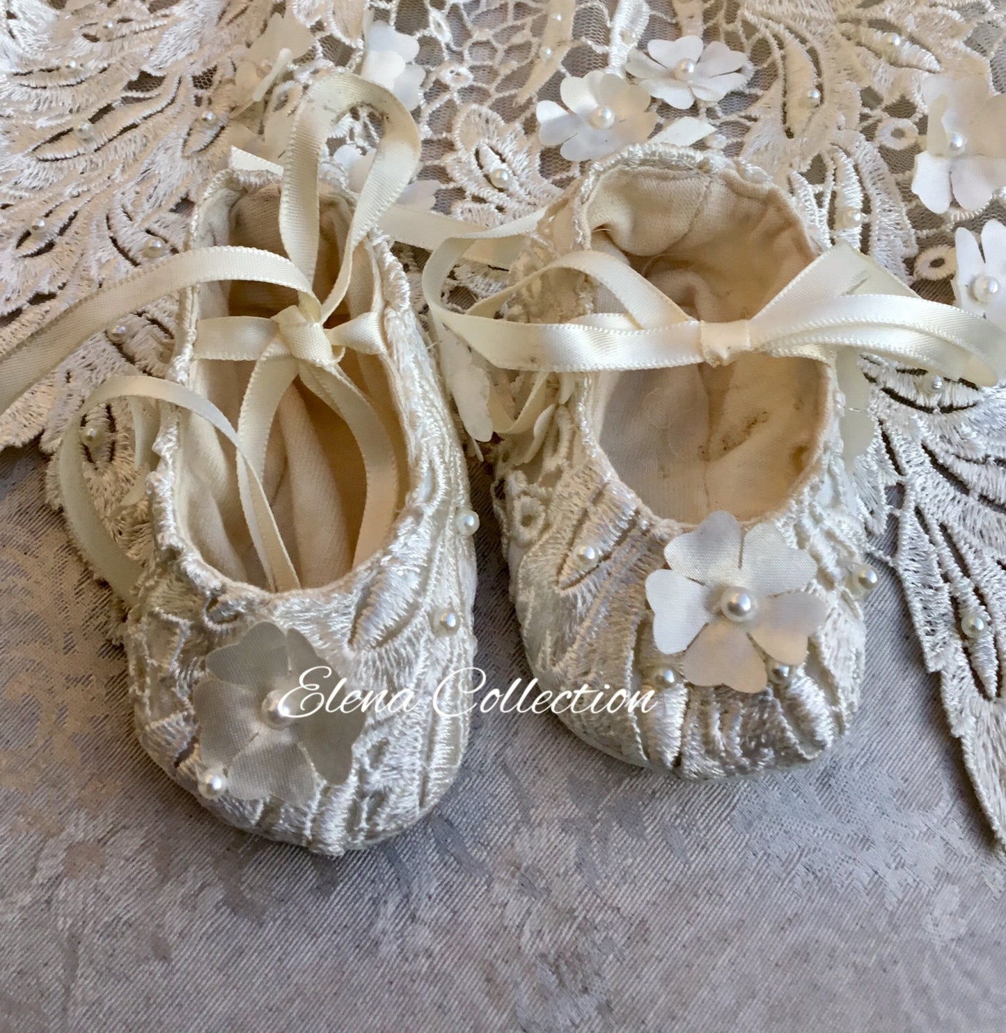 Lace & Silk Shoes Matching gowns