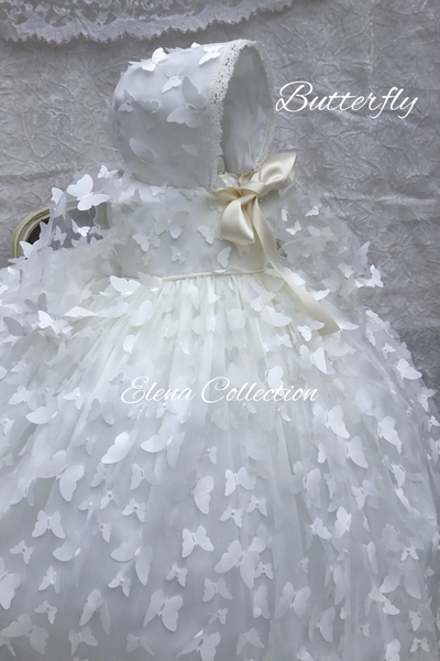 Butterfly  - Heirloom Christening Gown