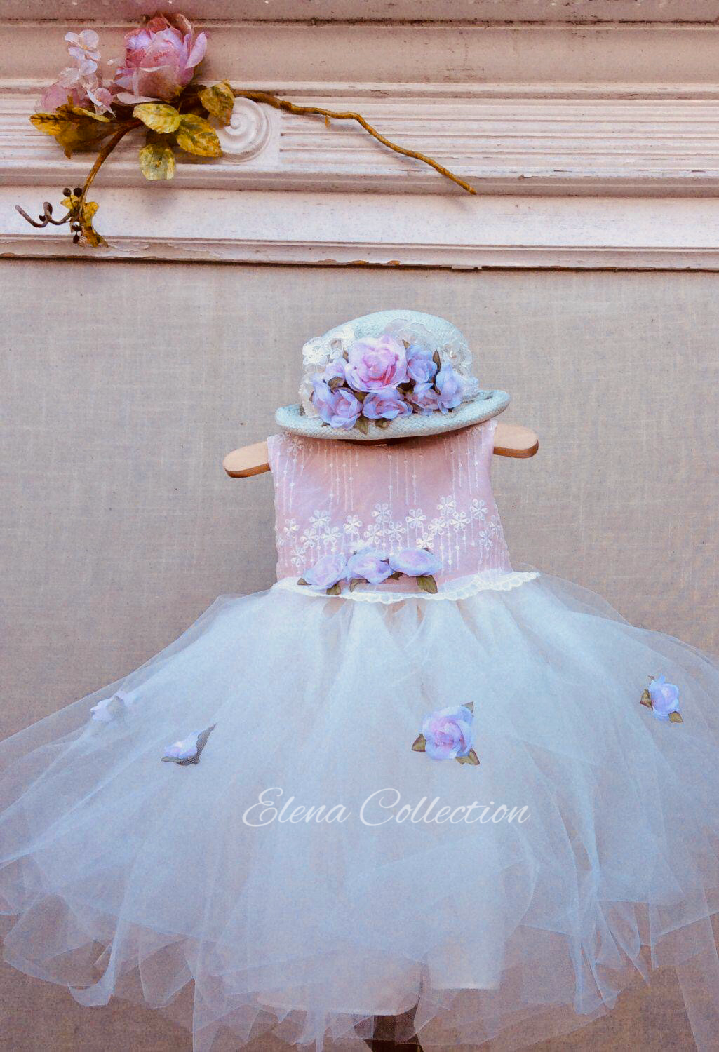 Flower girl tutu dress -Lucy
