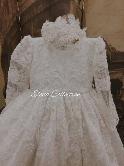 Christening lace dress-Brenda