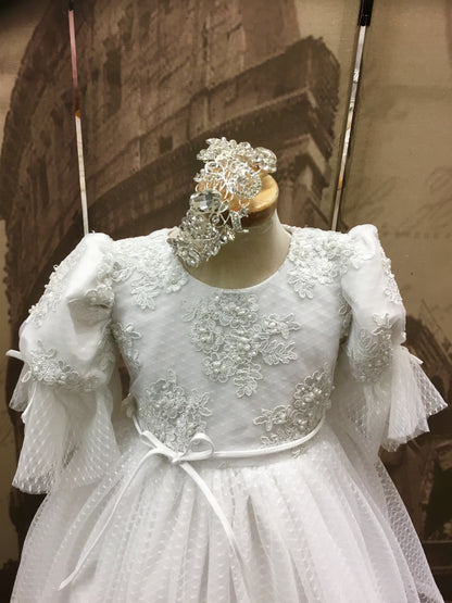 Communion Lace Dress - Lauren