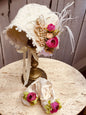 Lace Bonnet / Baby Photo prop -Amalia